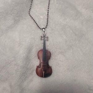World’s smallest violin keychain
